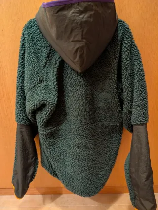 Nike Sherpa Fleece Hoodie Verde y Morado