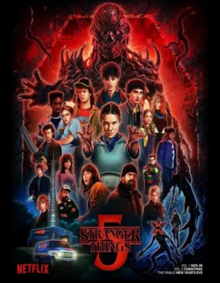 Póster Oficial Stranger Things 5