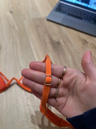 Parte de arriba bikini naranja