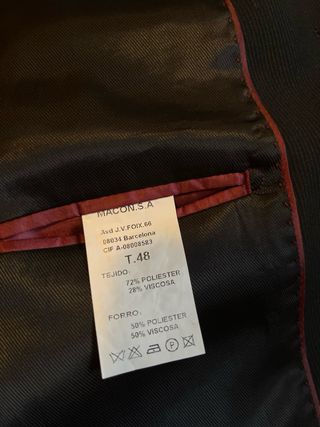 Traje Macson Negro