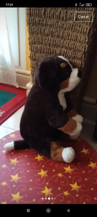 Peluche perro Bernés de la Montaña