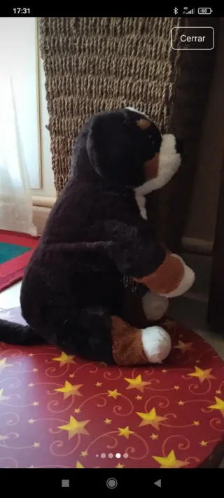 Peluche perro Bernés de la Montaña