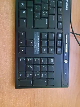 Teclado compaq Negro