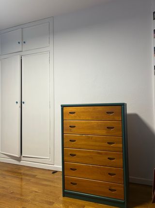 Cómoda 6 cajones madera