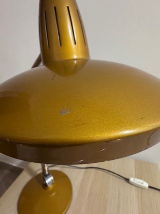 Lámpara FASE Faro Vintage Dorada Años 70