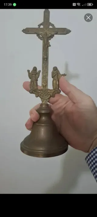 Cruz de altar francesa s. XIX