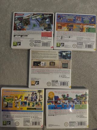 Lote 5 Juegos Nintendo 3DS: Pokemon, Mario, Zelda