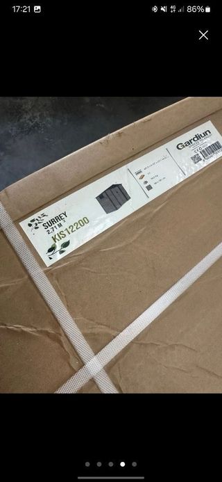 Caseta de jardín metálica Surrey 2.71 m