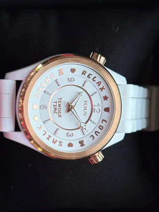 Reloj Tous Tender Blanco y Dorado