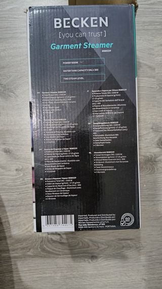 Plancha de vapor portátil