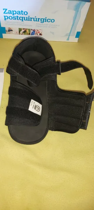 Zapato postquirúrgico negro