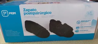 Zapato postquirúrgico negro