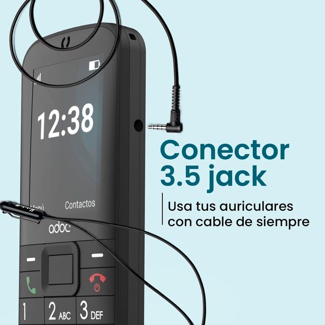 Teléfono Móvil Adoc SP1 para Mayores