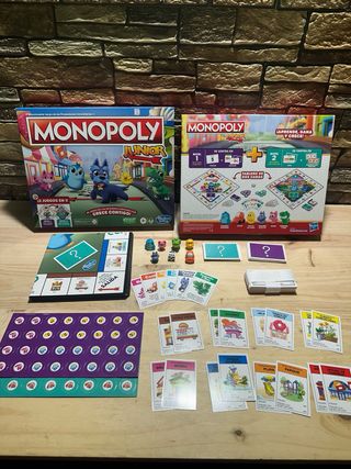 Monopoly Junior 2 en 1 Hasbro 2-6J