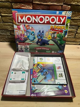 Monopoly Junior 2 en 1 Hasbro 2-6J