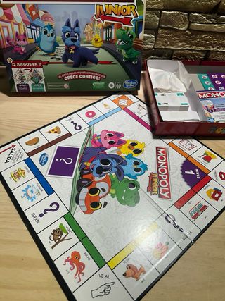 Monopoly Junior 2 en 1 Hasbro 2-6J