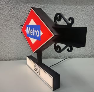 Cartel LED Metro de Madrid.