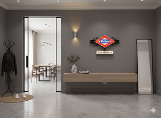 Cartel LED Metro de Madrid.