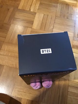 BT21 BTS Lucky Cooky Black Edition Standing Plush