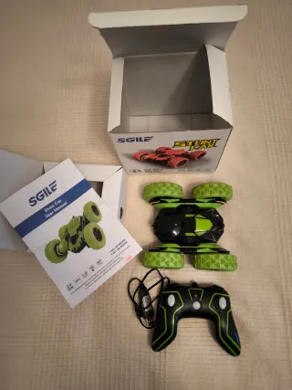Coche tele Acrobacias SGILE RC 4WD 360° Flip