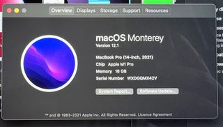 MacBook Pro 14 M1 16GB 1TB