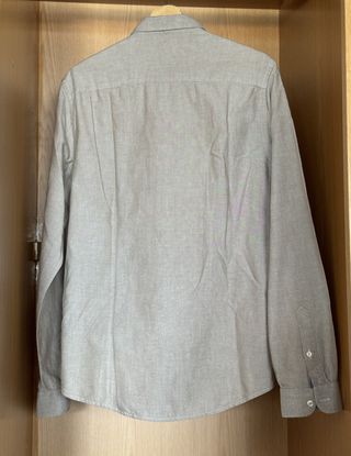 Camisa Zara bege/cinza