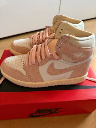 Nike Air Jordan High rosas y blancas