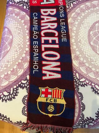 Bufanda Benfica FC Barcelona UEFA Champions League