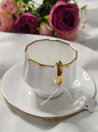 Servicio té o café porcelana  Elizabethan + Duches