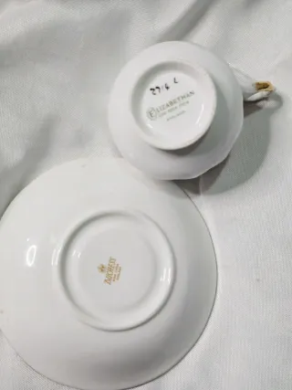 Servicio té o café porcelana  Elizabethan + Duches