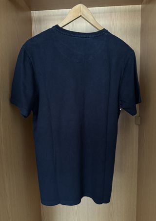 T-shirt Zara Azul com Listras