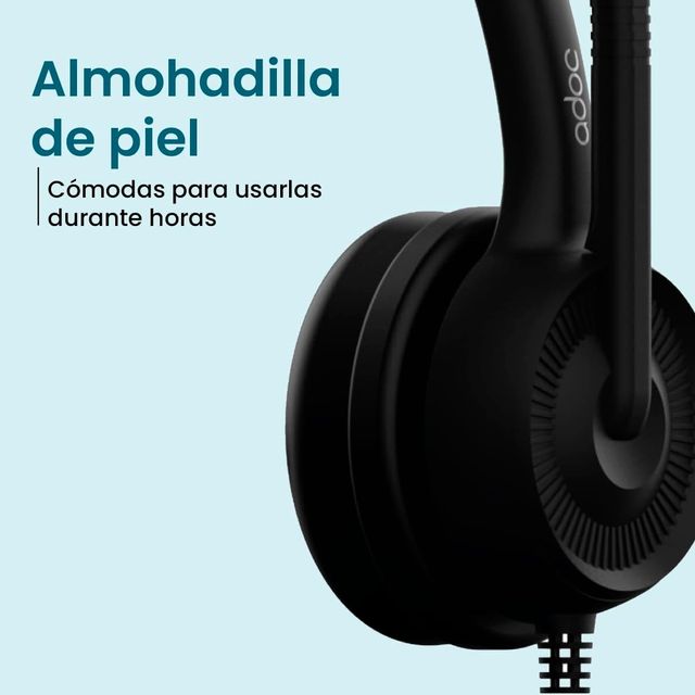 Auriculares ADOC con Micrófono y Cancelación Ruido