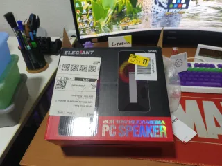 Altavoces Elegiant USB 10W con Luces LED