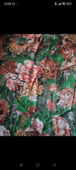 Colcha Matrimonio Floral 200x235cm