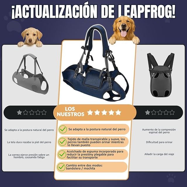 SlowTon Arnés Lift Perros Grandes Cuerpo Completo