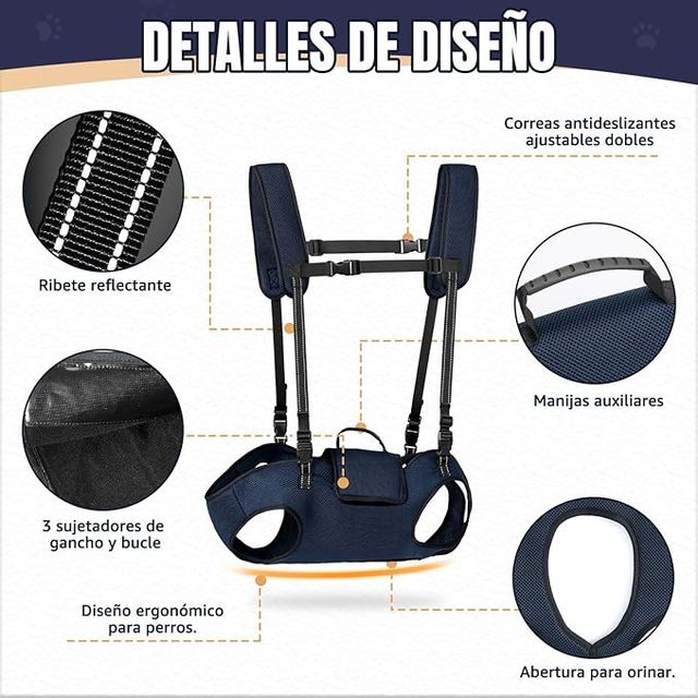 SlowTon Arnés Lift Perros Grandes Cuerpo Completo