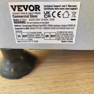 VEVOR Cortadora Eléctrica Comercial 320W