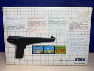 Sega Light Phaser + 3 Juegos Shooting