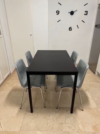 Sillas vintage comedor/escritorio grises