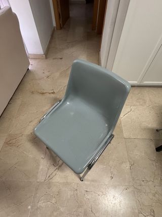 Sillas vintage comedor/escritorio grises