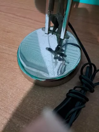 Lámpara Escritorio Extensible Plata