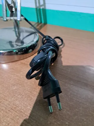 Lámpara Escritorio Extensible Plata