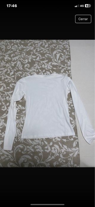 Camiseta manga larga blanca