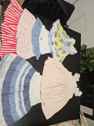 Lote de vestidos infantiles desde 3-24 meses 200€