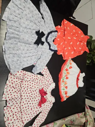 Lote de vestidos infantiles desde 3-24 meses 200€