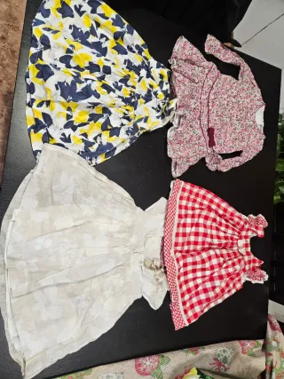 Lote de vestidos infantiles desde 3-24 meses 200€