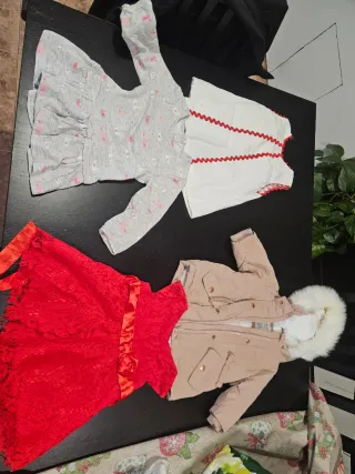 Lote de vestidos infantiles desde 3-24 meses 200€