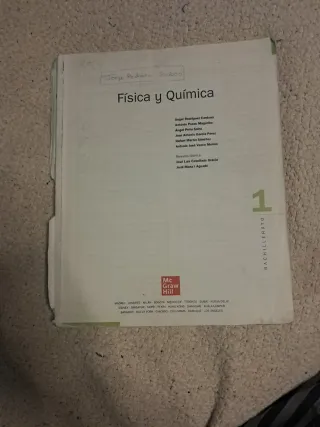 Física y Química 1.º Bachillerato