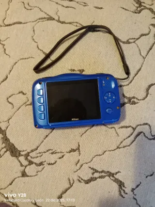 Cámara Digital Nikon Azul