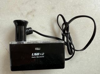 Funda Palanca Cambios Negra + Ladrón USB